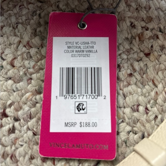 Vince Camino Lisha Leather Large bag Cream Leather Shoulder Bag - Picture 8 of 10